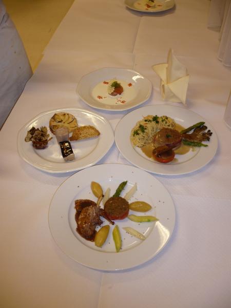 Pr&eacute;sentation de notre menu.