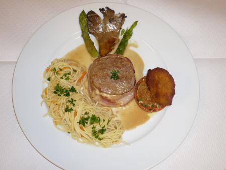 Mignon de veau au Munster et sa sauce &agrave; la trappiste de Rochefort au Munster.